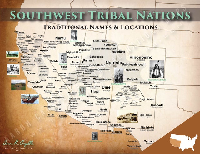 Southwest Tribal Postcard 8.5